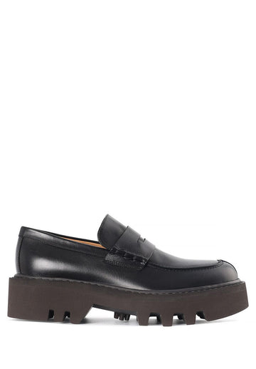 Dries Van Noten Women's Platform Penny Loafer Black QU127 900 61981937