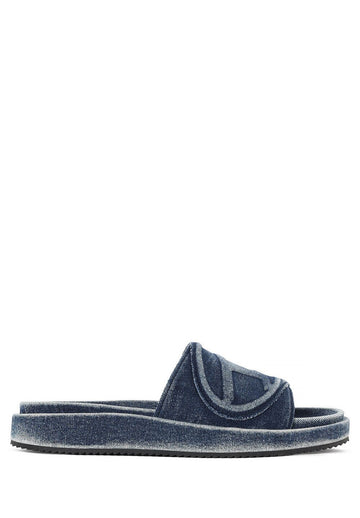 DIESEL Übergrößensneaker D OVAL blaue Denim 73194868