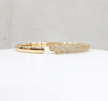 CARTIER パンダ・ド・ブレスレットセミパヴェ18号 139797702