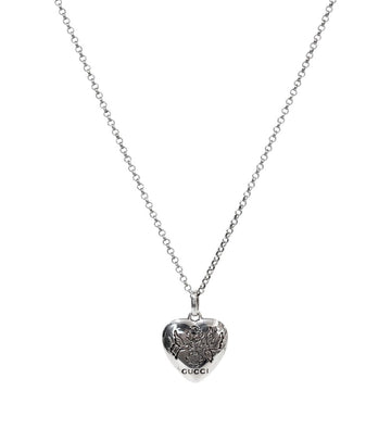 Gucci Blind For Love Silver Necklace 54514 155892066