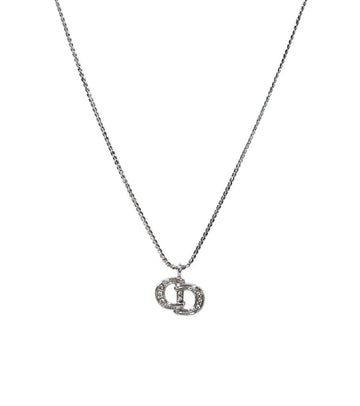 Dior Cubic CD Silver Necklace 55301 155892086