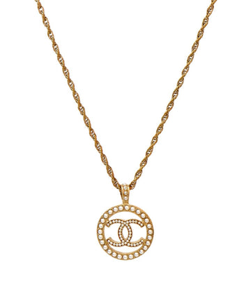 CHANEL 真珠 CC ゴールド ネックレス 52076 155893653