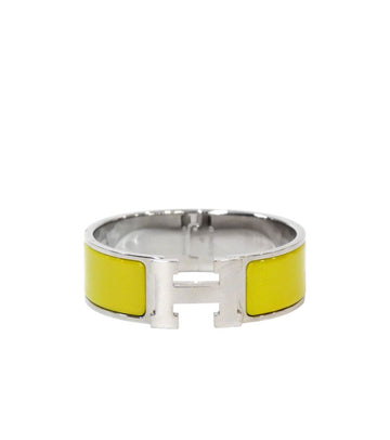 Hermes Click Clack Bracelet Olive Green 56536 155893710