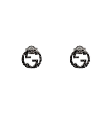 Gucci Interlocking G Silver Earrings 53037 155893760