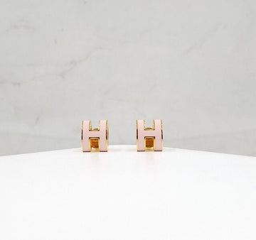 Hermes Mini Pop Aiche Earrings Pink Gold 155899189