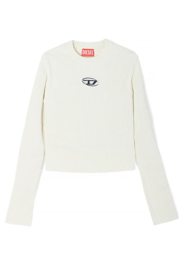 DIESEL MVALARY LS Stricktop Weiß A12397 0DLAX 129 75602458