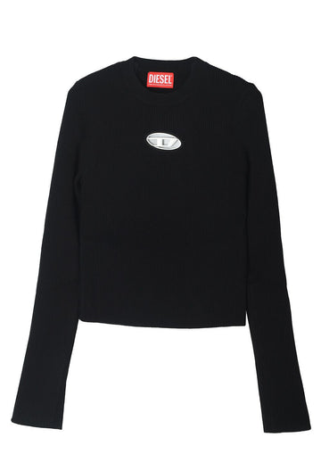 Diesel MVALARY LS Knit Top Black A12397 0DLAX 9XX 75602457