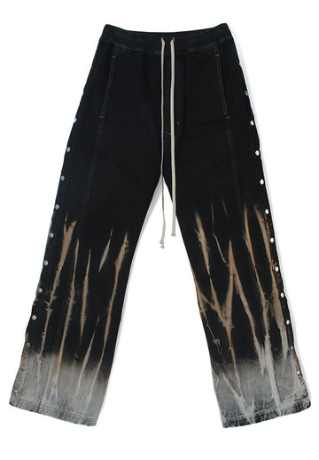 RICK OWENS DRKSHDW Sunde Jeans PUSHER Hose Schwarz Terra DU02D2393 0983 118308571