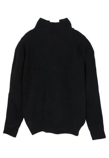 Rick Owens Fisherman Tabard Heavy Wool Knit Black RU02D6648 KWV 09 117372967