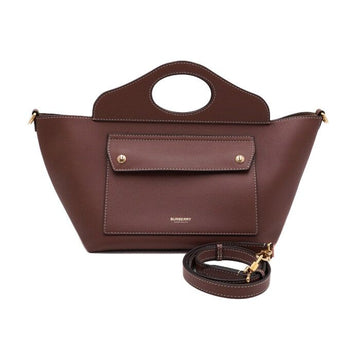 Burberry Mini Soft Leather Pocket Tote Bag and Shoulder Bag 8039045 155928360