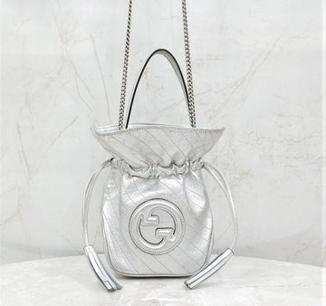 Gucci Blondi Silver Mini Bucket Bag 760313 147746126