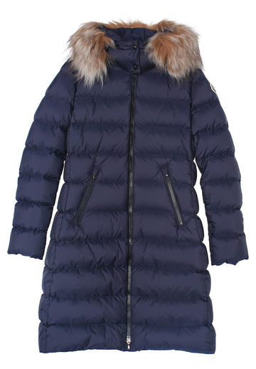 Moncler Kids ABELLE Long Down Jacket 12-14 Years 1C00018 5968E 742 113793205