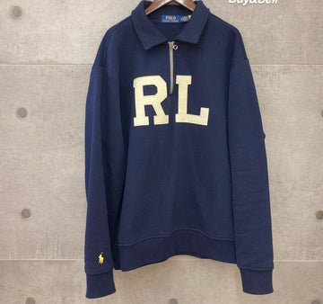 POLO RALPH LAUREN Halbzipp Sweatshirt Navy 155942114
