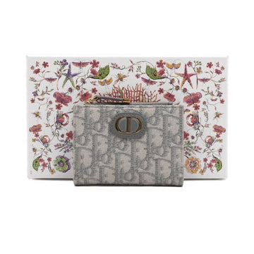 DIOR Grauer Oblique 30 Montaigne Dahlia Geldbörse aa63617 155942580