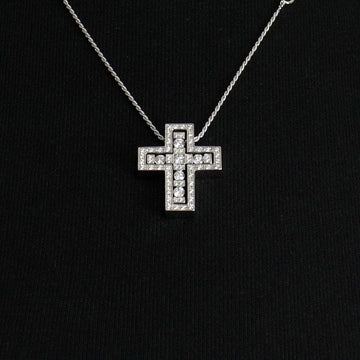DAMIANI 18Kホワイトゴールド 1.26カラット ダイヤ ベルエポック 28x23MM ラージ ネックレス aa63584 155942959