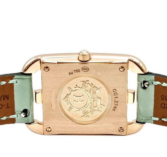 Hermes Cape Code Diamond Gold Watch CC1.274 7458796123 121399086