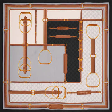 GUCCI プリントシルクトゥイルケリエ90x90スカーフ813625 155945107