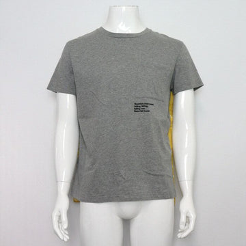 Valentino Gray Yellow Floral Printing Unisex T-Shirt aa63438 155946672