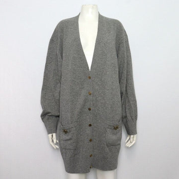 Louis Vuitton Cashmere Long Cardigan with Pocket Details and Gold Buttons 1A92CS 155946779
