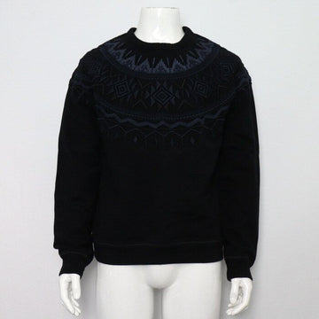 Gucci Black Cotton Geometric Pattern Men's Sweatshirt 387764 155947368