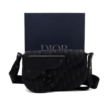 Dior Black Oblique Jacquard Saddle Messenger Shoulder Bag Crossbody 1ADPO325YKY 155954669