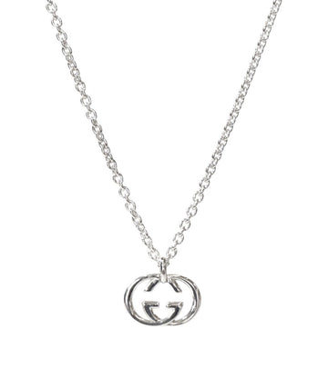 GUCCI インターロッキング G シルバー ネックレス 54928 155955435
