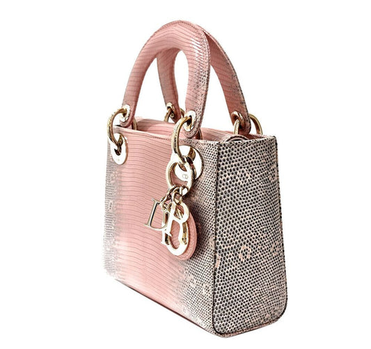 DIOR クリスチャン リザード レディバッグ ミニ M0505OLDD 7253714245 76821669