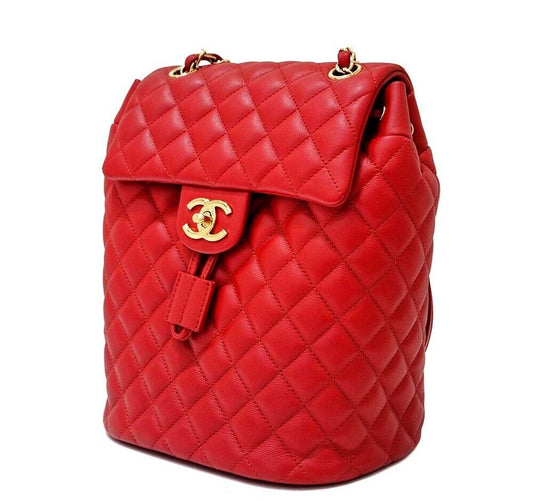 CHANEL ラムスキン アーバンスピリット バックパック 7324234541 92301422