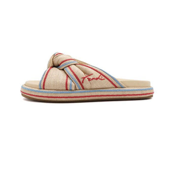 FENDI 8X8424 Canvas Sandalen für Damen aa63659 155973173