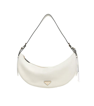 PRADA ラージ ホワイト デミルン ショルダーバッグ 58505 156004015