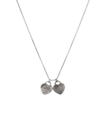 TIFFANY & CO ダブルハート シルバー ネックレス 52071 156005374