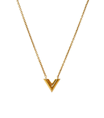 LOUIS VUITTON エッセンシャル V ゴールド ネックレス 56278 156005377