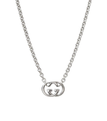GUCCI インターロッキング G シルバー ネックレス 56809 156005380