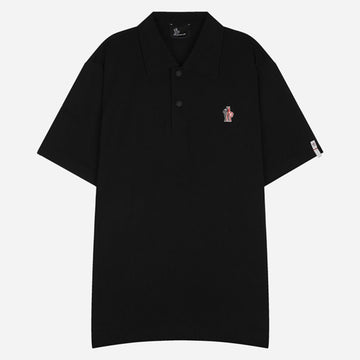 MONCLER グレノーブル ピケ ポロシャツ ブラック 8A00004 89AVZ 999 155948347