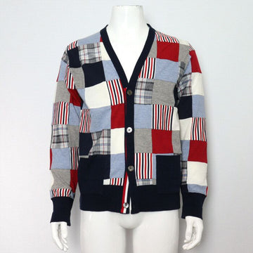 Thom Browne Multicolor Patchwork Cardigan for Men and Women aa63433 156026792