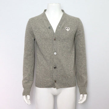 Comme Des Garcons Unisex Gray White Knitted Cardigan AZN066 152318007