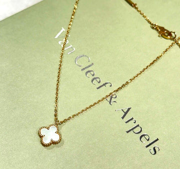 VAN CLEEF & ARPELS YG アルハンブラ スウィート ネックレス マザーオブパール VCARF69100H093007 148576877