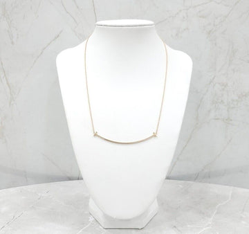 Tiffany & Co 18k New Smile Large Pendant Necklace 18K Rose Gold 33637152 153751075