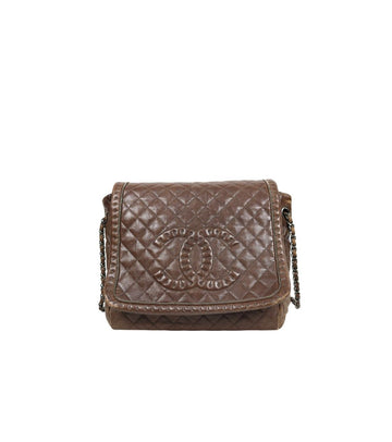 CHANEL ブラウンシーズンチェーンショルダーバッグ 58379 156067920