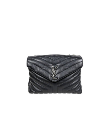 Saint Laurent Black Medium Lulu Bag 58271 156067940