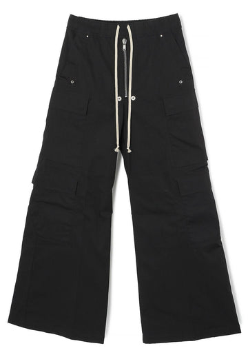 Rick Owens Cargo Wide Pants Black RU01E5339 TE 09 126766138