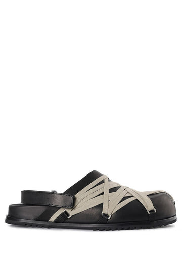 RICK OWENS メガレース ミュール グラノーラ ブラック RU01E5813 LOOW1 09 129634590