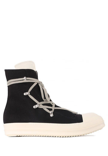 RICK OWENS Overdyed Denim HEXA Sneakers Schwarzmilch DU02D2805 DO 9811 117746673