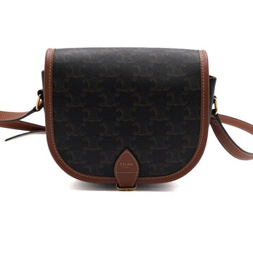 CELINE Triomphe Polko Mittel Schultertasche und Crossbody Bag 191502BZJ 156077142