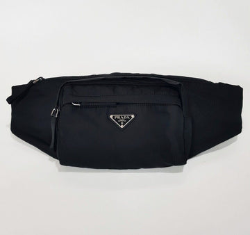 Prada Pocono Triangle Logo Biker Belt Bag 2VL005 156107833