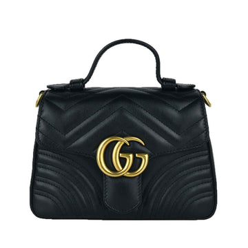 Gucci Marmont Top Handle Shoulder Bag Crossbody 547260 14070 156114831