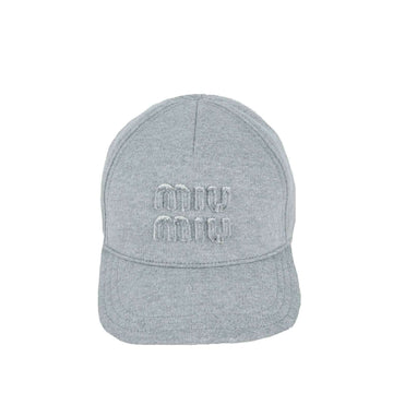 Miu Miu Cotton Embroidered Logo Hat 5HC179 14065 156114949