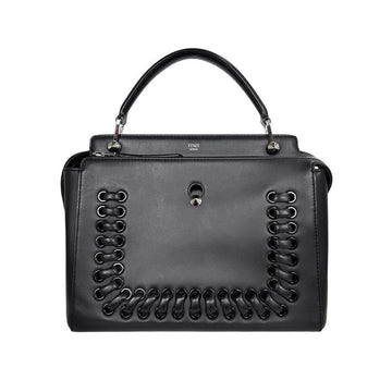 FENDI Lace-Up Dotcom Bag Schwarz 8BN293 156177110