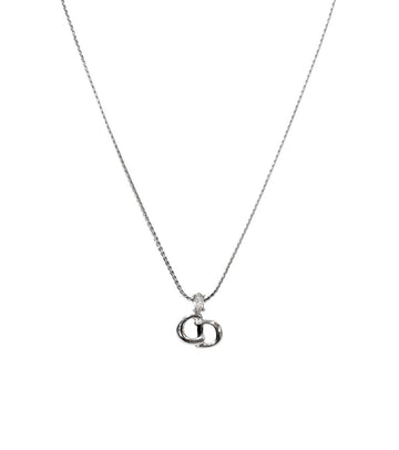 Dior Cubic CD Silver Necklace 56752 156177218