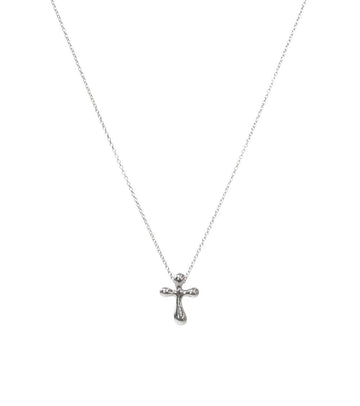 Tiffany & Co Cross Silver Necklace 58630 156177223
